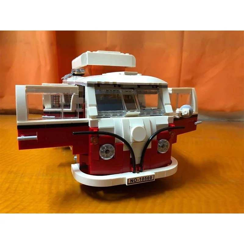 1354 шт. Детский конструктор Volkswagen T1 совместимый с автобусом