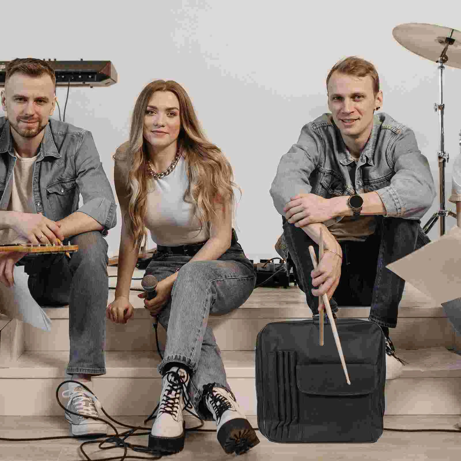 Сумка для малого барабана 14-дюймовая маршевая ткань бас-гитары рюкзака сумка