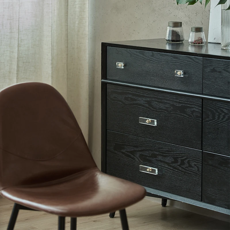 brass glass transparent crystal dresser knbos and pulls kitchen cabinet door knobs and handles for furniture hardware free global shipping