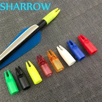 50pcs arrow nock nocks fit 8mm wood bamboo arrow shafts diy tools for outdoor hunting training shooting archery accessories