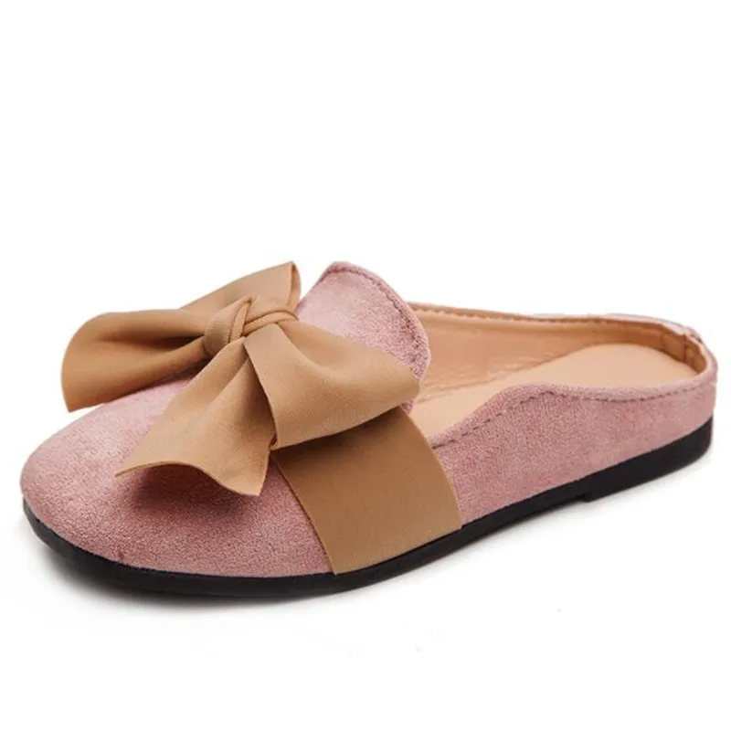 Детские шлепанцы 2022 весенняя обувь для девочек с закрытым носком школьная черная