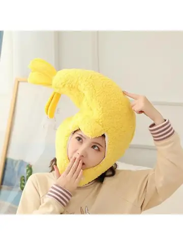 Женская плюшевая шапка-креветка Phenovo