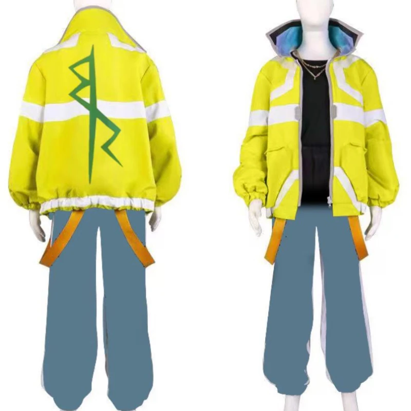 Костюм Дэвида Мартинеса для косплея киберпанк эдгерненеры костюм куртка с