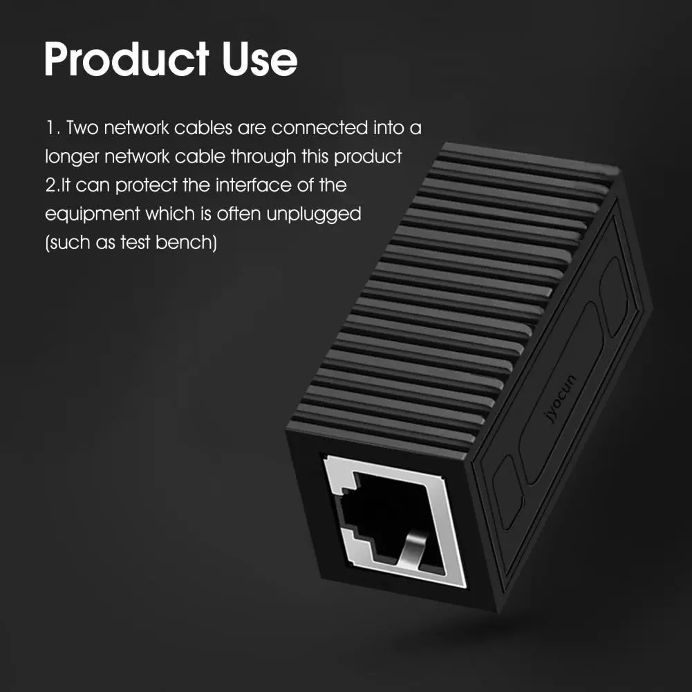 

Stable Signal Impact-resistant Dual Head RJ45 Network Cable Connector for PC