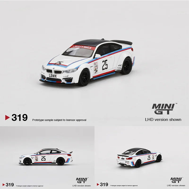 

MINI GT 1:64 LB WORKS M4 IMSA LBWK Alloy Diorama Car Model Collection Miniature Carros Toys 319
