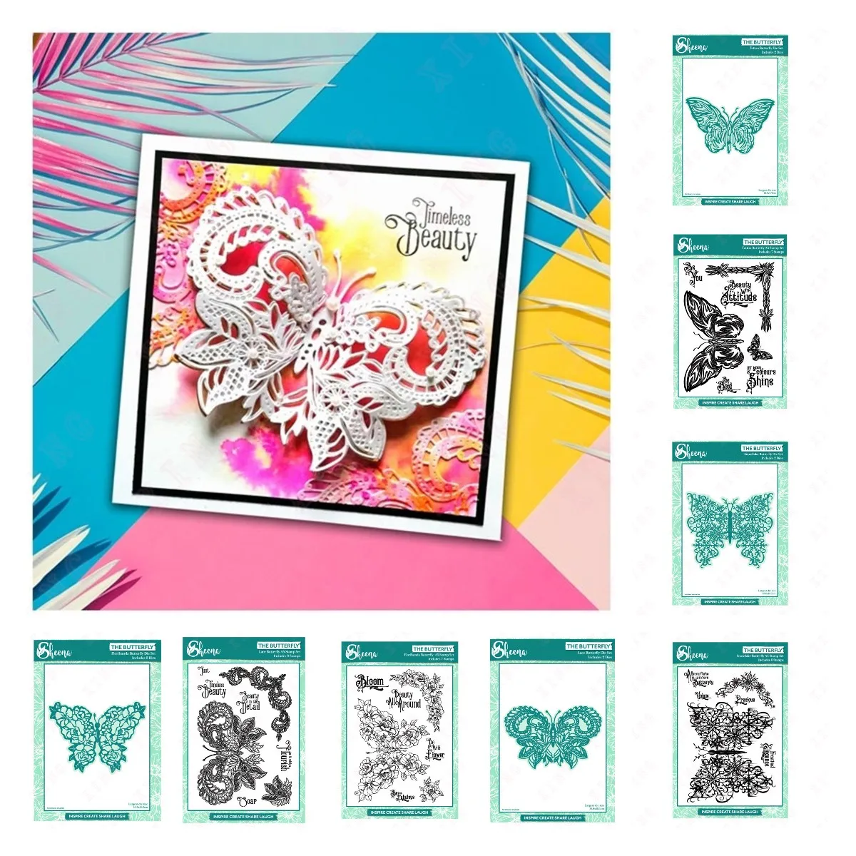 

New Metal Cutting Dies Stamp Set Diy Scrapbook Craft Handmade Album Template the Tattoo Snowflake Lace Floribunda Butterfly Mold