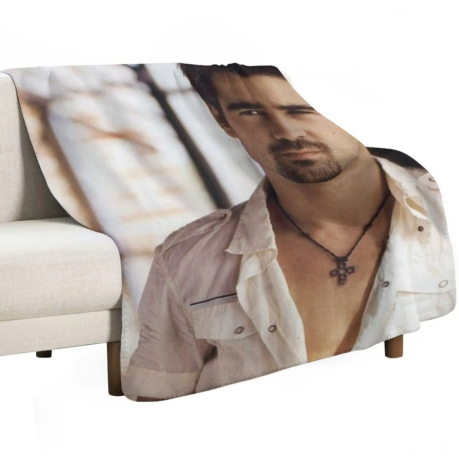 Фото Плед Colin Farrell, устойчивый к сминанию, легкий плед №2