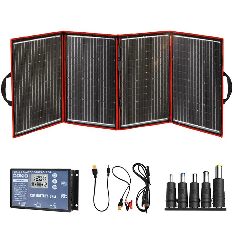

NEW Flexible Foldable 200W(50Wx4) Mono Solar Panel High Power Portable Solar Panel For RV&Boat&Travel Solar Panel China