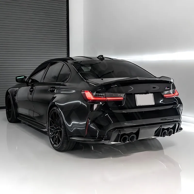 Фото Для Bmw 3 серии G20 320i 330d 330e 330i M340i M 340d G80 M3 2019-2023 PSM Стиль задняя крыша спойлер крыло ABS автомобильные аксессуары №2