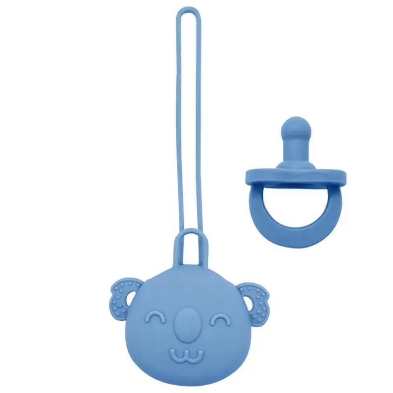 

Baby Pacifier Holder Safe Silicone Pacifier Cover Kit For Baby Baby Supplies Pacifier Set For Baby Girls And Boys For Shopping