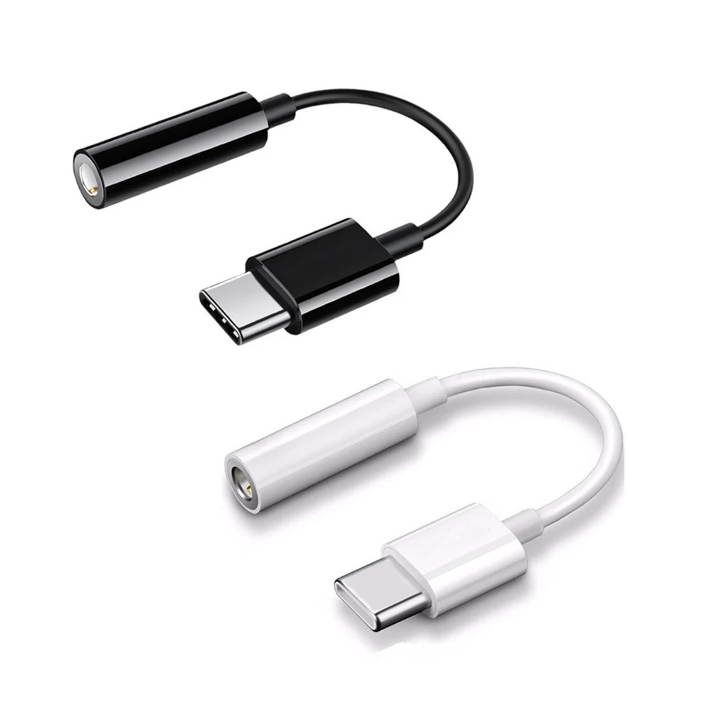 Новый адаптер для наушников USB Type-C на 3 5 мм внешний телефонов android Huawei P20 и - купить