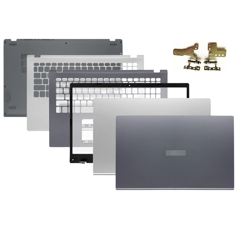 

New For ASUS X509 Y5100 Y5200F FL8700 FL8600 Laptop LCD Back Cover Front Bezel Upper Case Bottom Cover LCD Hinge Silver Gray