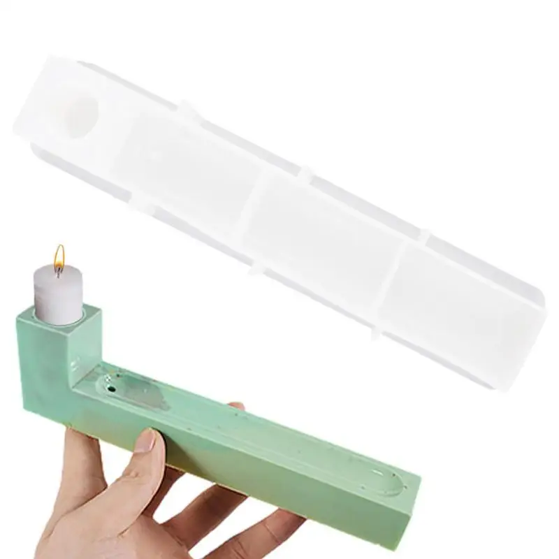 

Incense Holder Silicone Mold Candlestick Epoxy Mold For Candle Holder 2 In 1 Epoxy Resin Casting Kit Candlestick Incense Socket