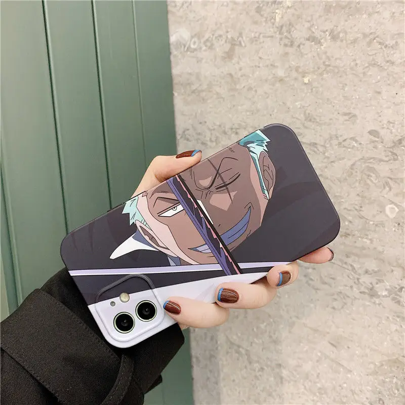 

Bandai One Piece Sauron Cartoon чехол для телефона для Iphone12/11proma X/Xs/Xr/7/8Plus аниме мягкий чехол