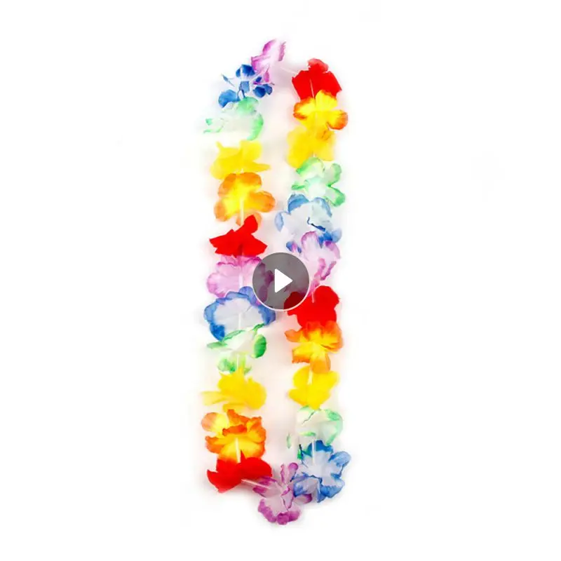 

Flower Wreath Garland Party Decor Supplies Hawaii Beach Fun Leis Flower Wreath Garland Decoration Necklace