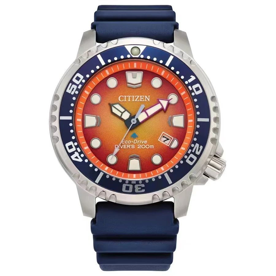 

Fashion Design Brand Citizen Watches for Men Quartz Auto Date Waterproof Silicone Strap Steel Case Eco-Drive Wristwatches