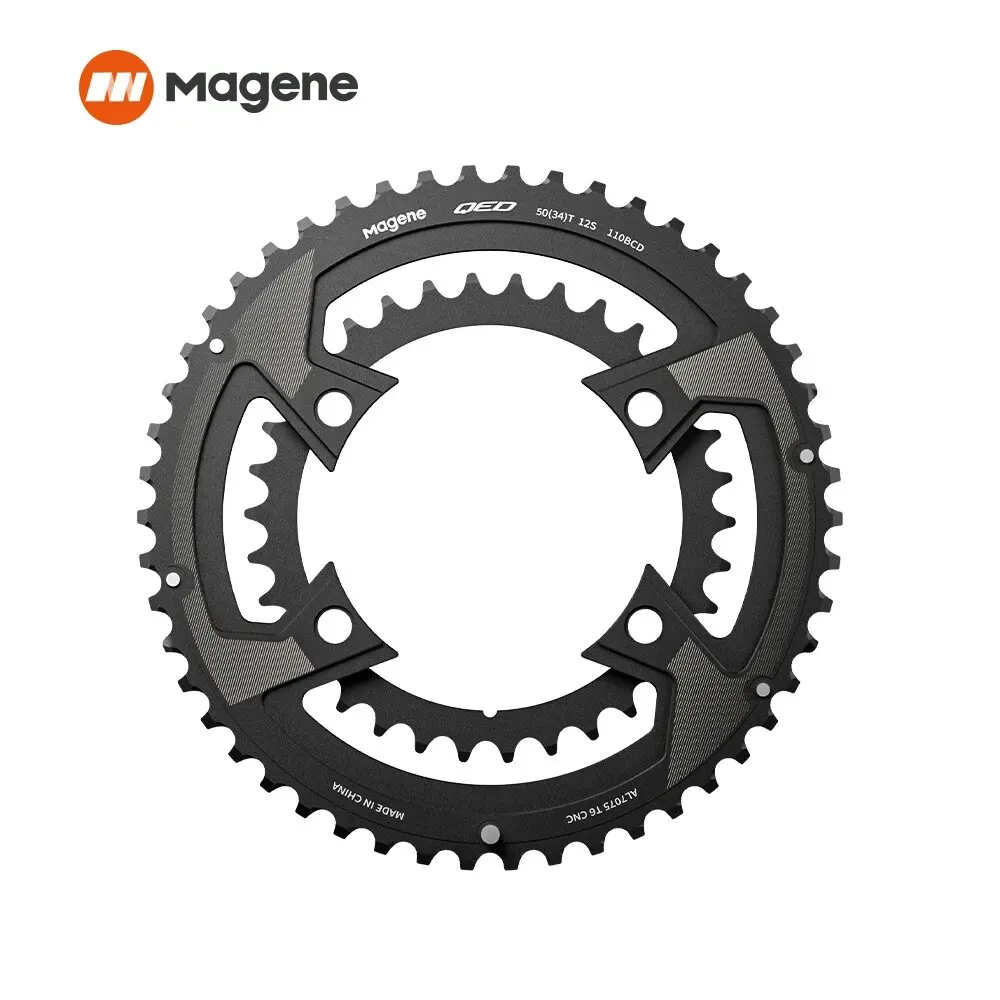 

Magene Chainring 110BCD, Сплит, полый, ультратонкое колесо, измеритель мощности, шоссейный велосипед, аксессуары, детали Chainwheel Micro Spline SRM 12S