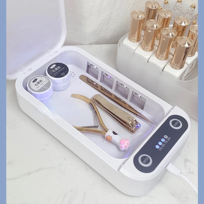 

Wireless Charging Manicure Tool Disinfection Box Multi-function UV Disinfection Machine for Tattoo and Embroidery