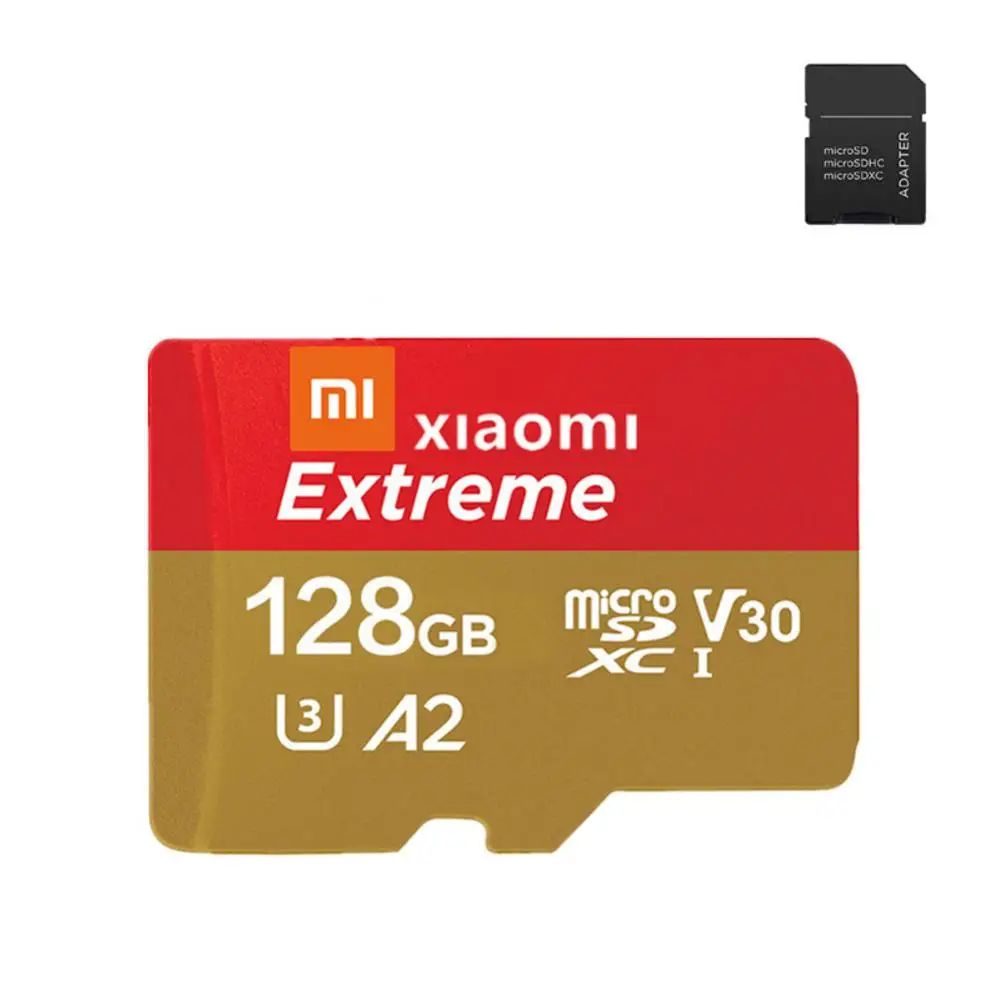 Карта памяти XIAOMI 512 ГБ 256 128 U3 V30 A2 высокоскоростная TF-карта класса 10 UHS-I 1 ТБ U1 A1 V10 EVO