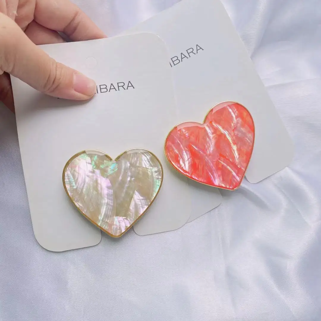 INS Love Hearts Seashell кронштейн для телефона ручка iPhone Samsung Huawei Xiaomi универсальный