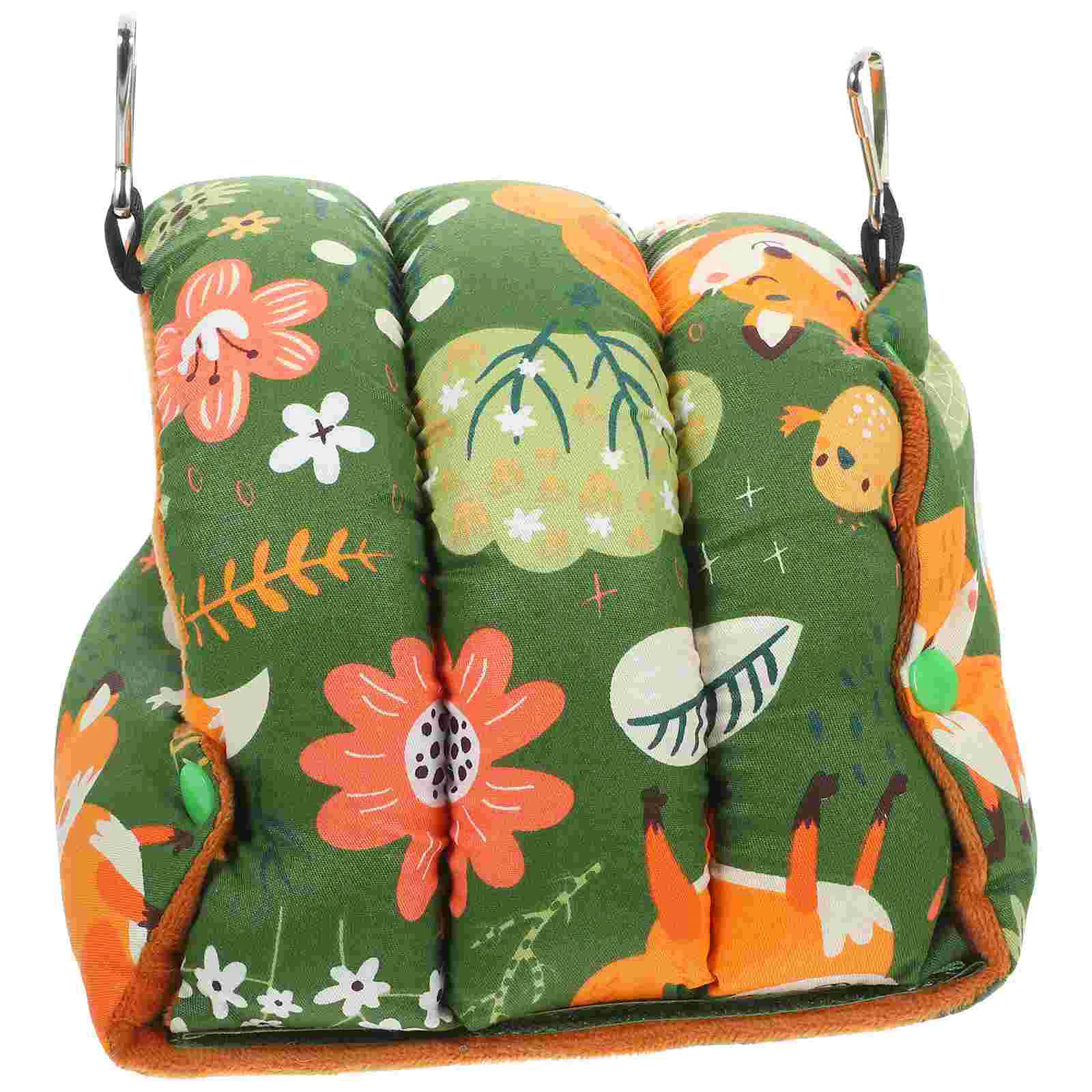 

Warm Bird Nest Bird Hammock Parrot Cage Hanging House Birds Nest for Winter