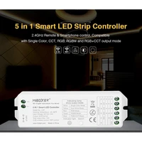 led strips controller 5 in 1 smart led controller single colorcctrgbrgbwrgbcct strip light smart phone app control