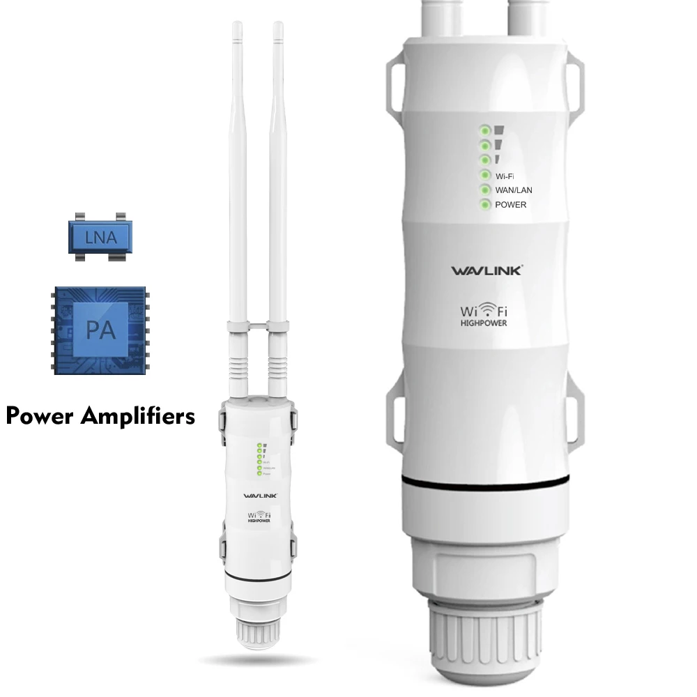 AC600 Outdoor Wifi Repeater Dual Dand 2.4/5Ghz 12dBi Antenna POE High Power Waterproof Wireless Wifi Router/AP Repeater Extender