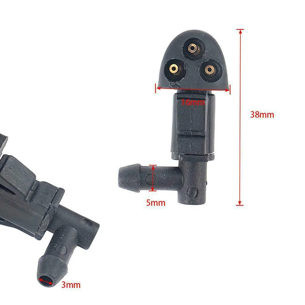 

1 Pair Car Windshield Washer Wiper Water Spray Nozzle 94556605 For Chevrolet Cruze 2009-2014 Replacement Parts