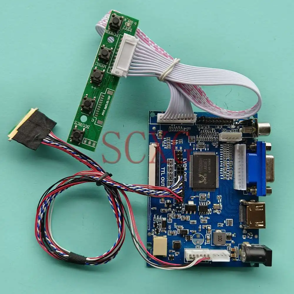 

Fit LP156WH2-TLAD 1366*768 VGA + AV + HDMI-совместимый комплект для ноутбуков DIY 40 Pin LVDS 15,6 "ЖК матричная плата контроллера