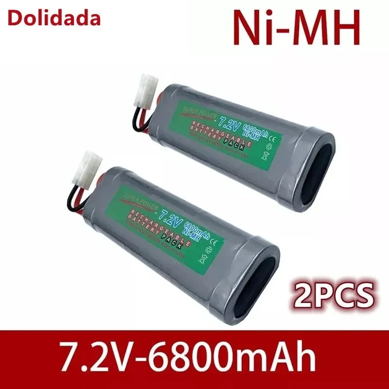 

100%6800 MAH, 7.2V, Ni MH reinforced concrete aircraft, helicopter, ship, toy battery Tamil connector