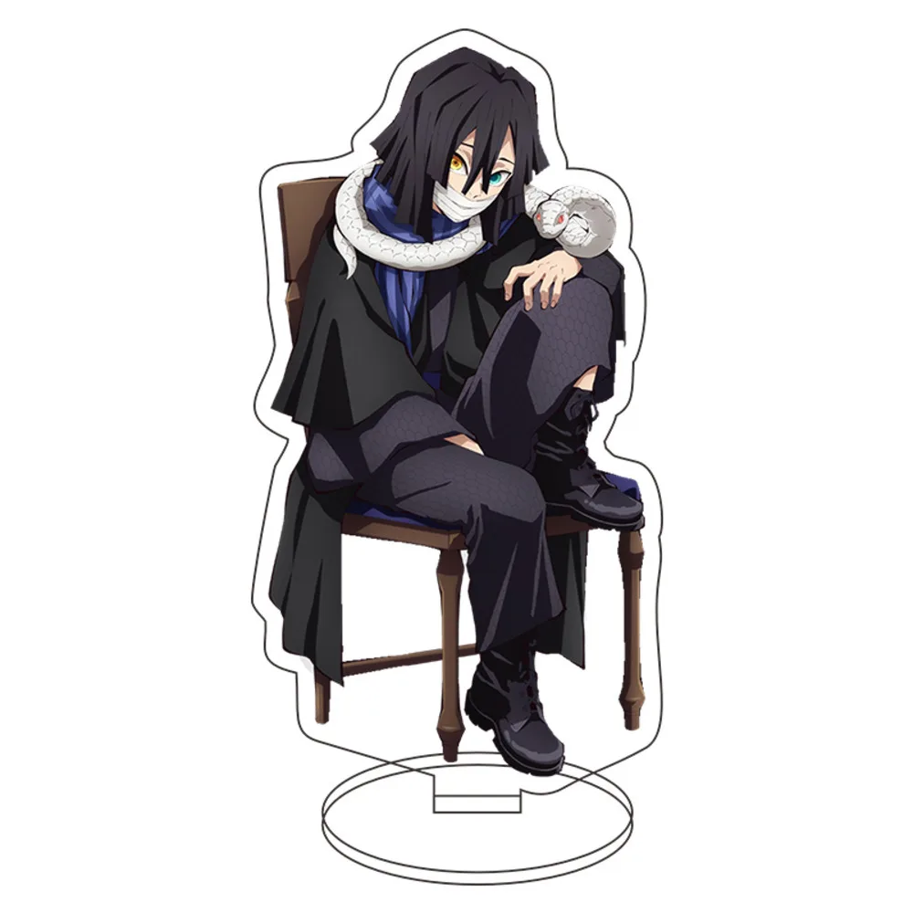 Iguro Obanai акриловая подставка Demon Slayer аниме фигурка модель тарелка декор стола