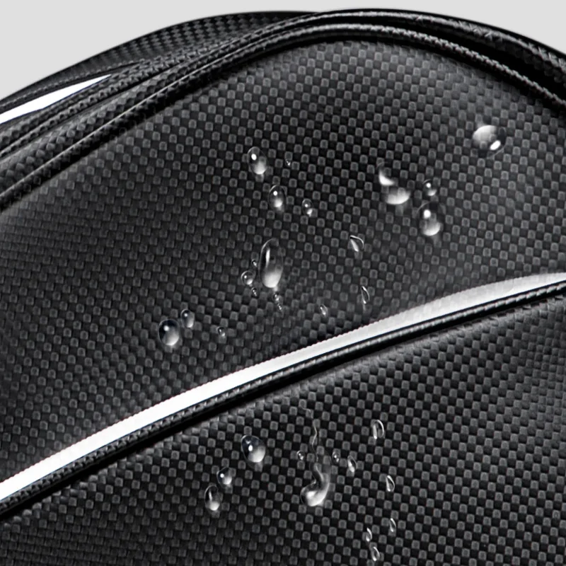 Portable Men Tennis Bag Large Capacity PU Polyester Squash Padel Tennis Racket Bags Black White Outdoor Gym Shoulder Bag Handbag