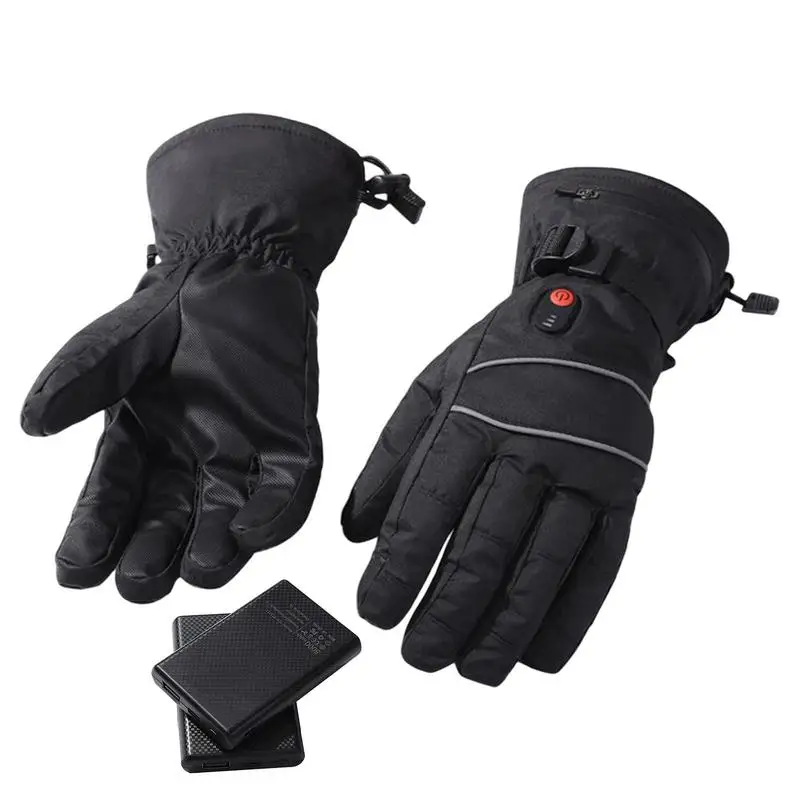 

Heated Gloves For Men Battery Operated Heating Gloves Battery Operated Touchscreen Winter Gloves For Running Cycling Bike