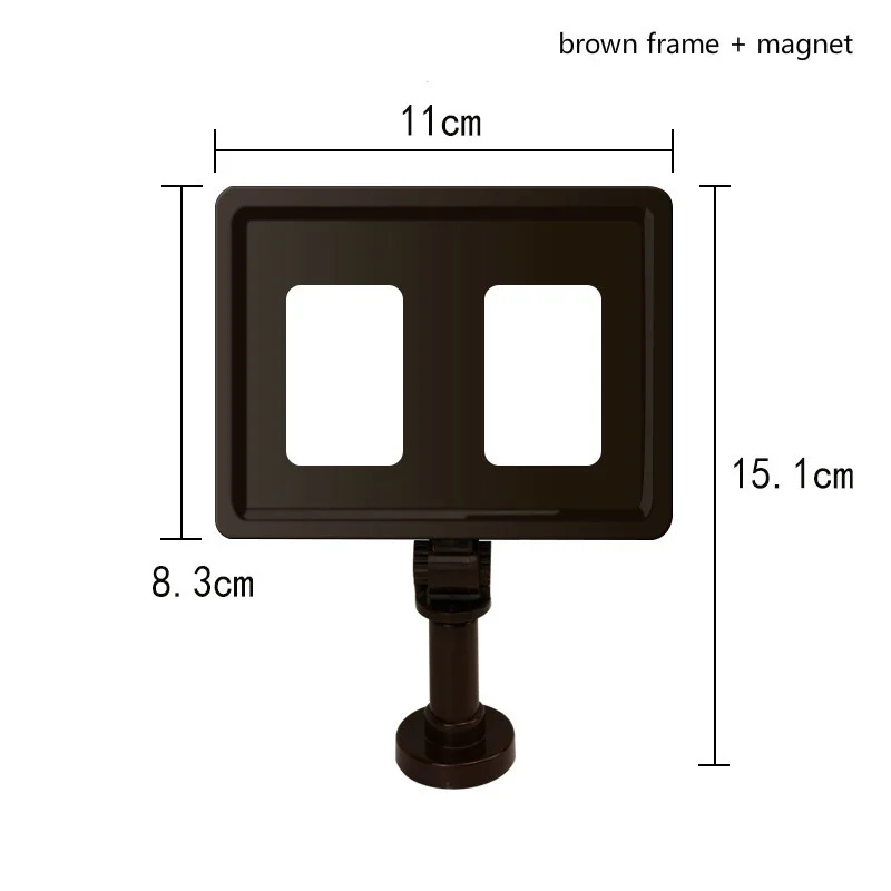 

Plastic Item Commodity Label Tag Tab Sign Name Card Holders For Warehouse Storage Shelf With Soft Strong Magnetic