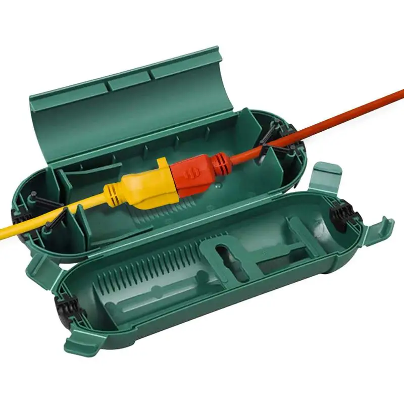 

Outdoor Extension Cord Safety Cover Weatherproof Plug Cover Connection Box For Outdoor Outlets Plugs Sockets Holiday Decorations