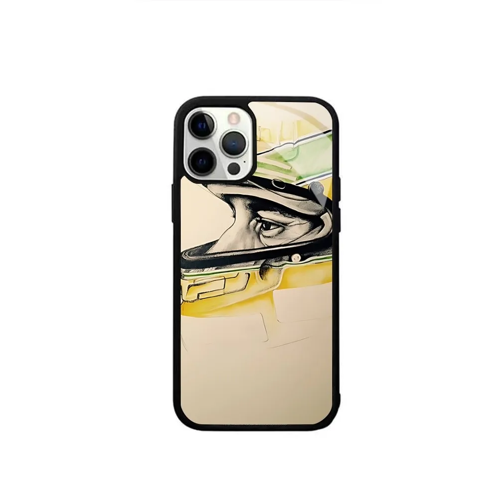 Айртон S-Senna H-Helmet F-F1 Чехол для телефона Magsafe Чехлы беспроводной зарядки IPhone 16 15 13 12