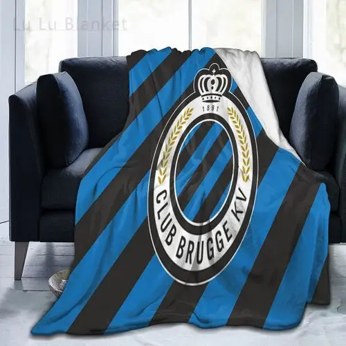 

Club Brugge KV Print Blanket Flannel Fleece Throw Blanket for Couch Bed Super Warm Soft Cozy Plush Lightweight for All Season