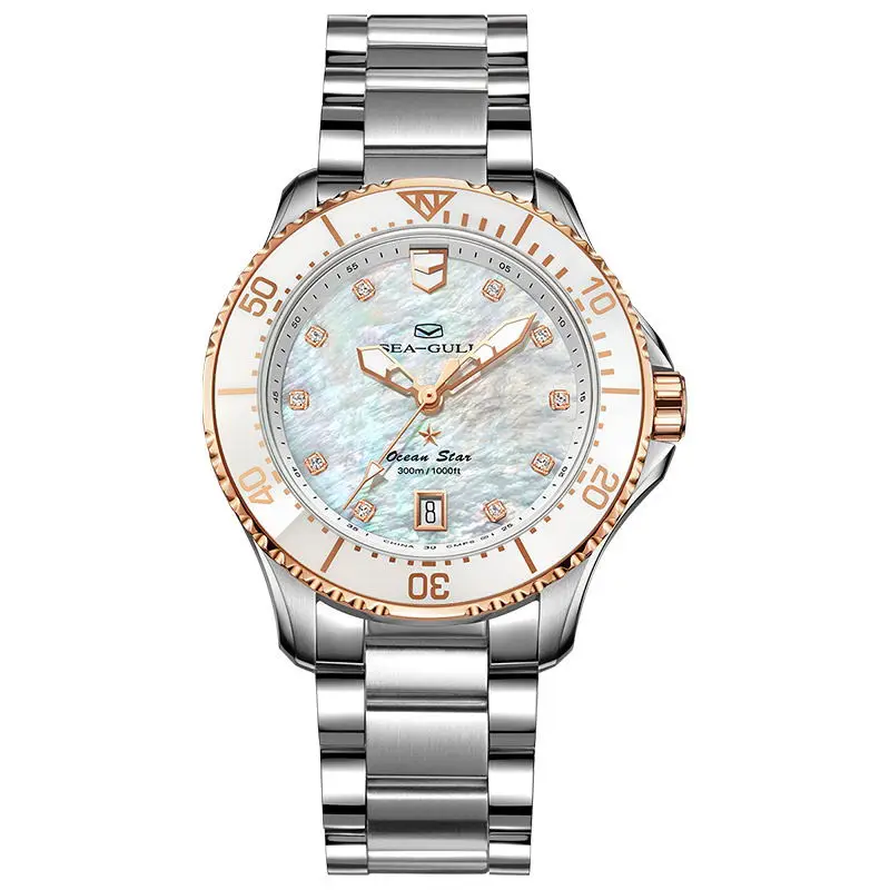 New 2023 Seagull reloj mujer 300M Waterproof Diving Business Automatic Mechanical Watch For Women's Watch Ocean Star 1211 images - 6