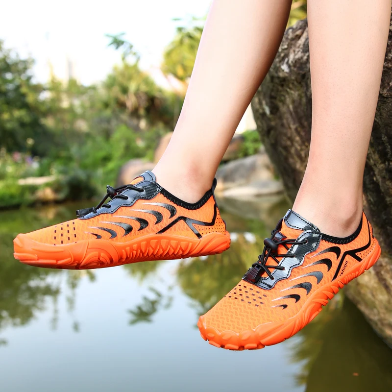 

Туфли унисекс для пляжа, дышащие, быстросохнущие, Нескользящие, для водных видов спорта, для мужчин и женщин