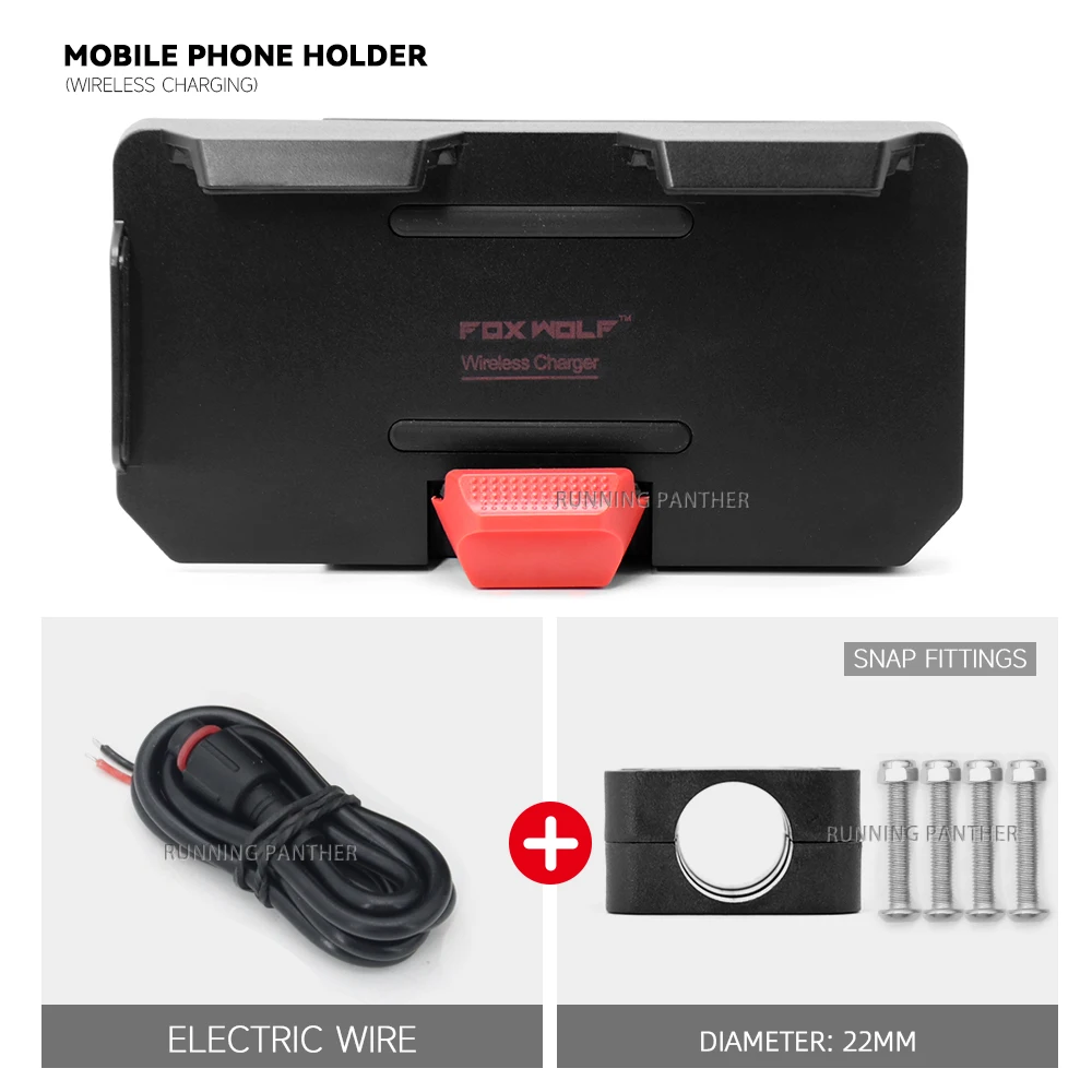 

USB-зарядное устройство для телефона, 12/16/22 мм, для BMW R1200GS, F750GS, F850GS, CRF1000L, F700GS, F800GS