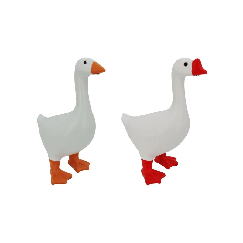 

94PF Model Duck/Goose Statue Figurine Animal Resin Craft Window Display Home Decor