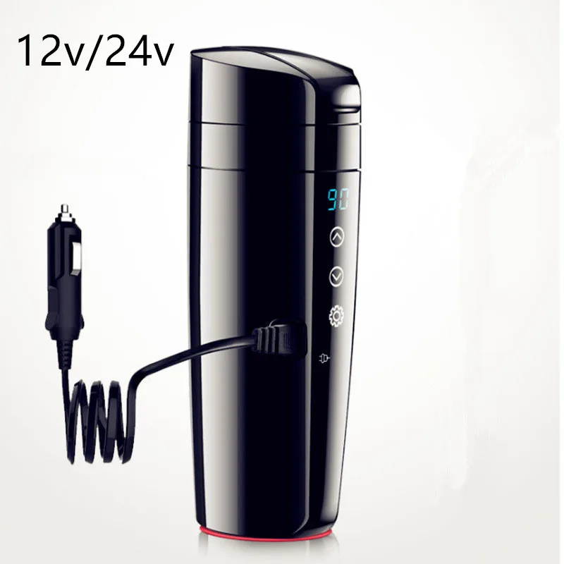 400 мл кружка с контролем температуры дорожная чашка подогревом для автомобиля