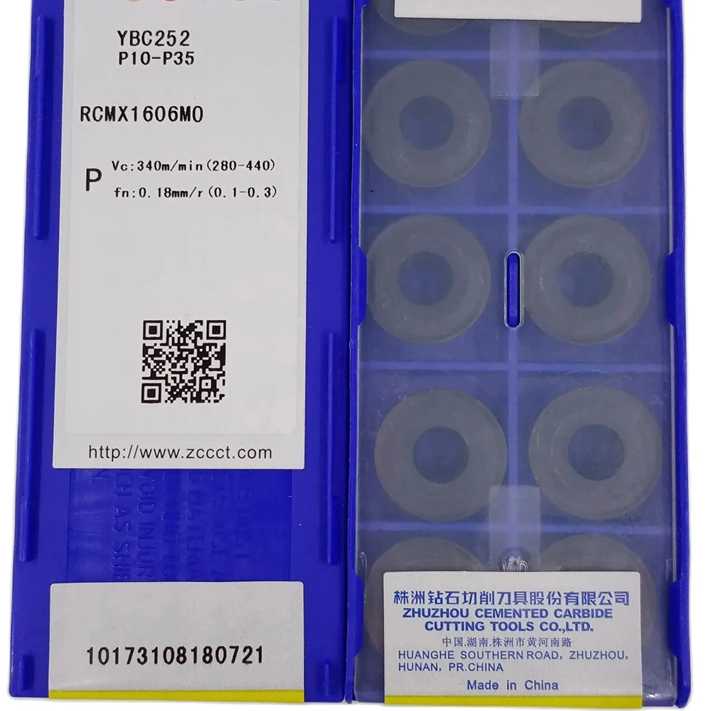 ZCC RCMX1606MO YBC251 YBC252 Оригинальный токарный станок с ЧПУ инструмент твердосплавной