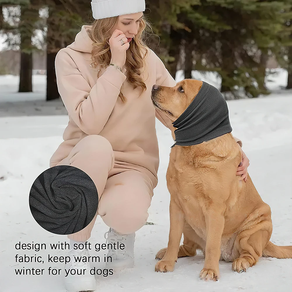 

Pet Dog Cat Calming Earmuffs Warm Noise-proof Headgear Soothing Relieving Anxiety Pet Ear Cover Cloth Scarf Puppy Accessories