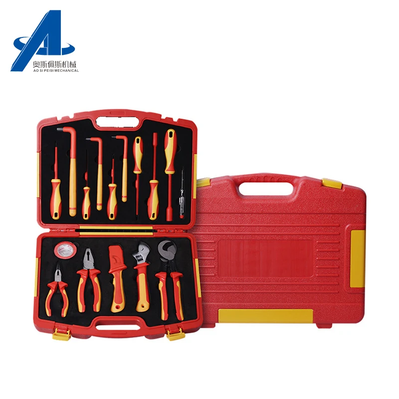 

E-8016RD Hand VDE 1000V Tool Kit Set Insulated Electician Tool Hardware Set