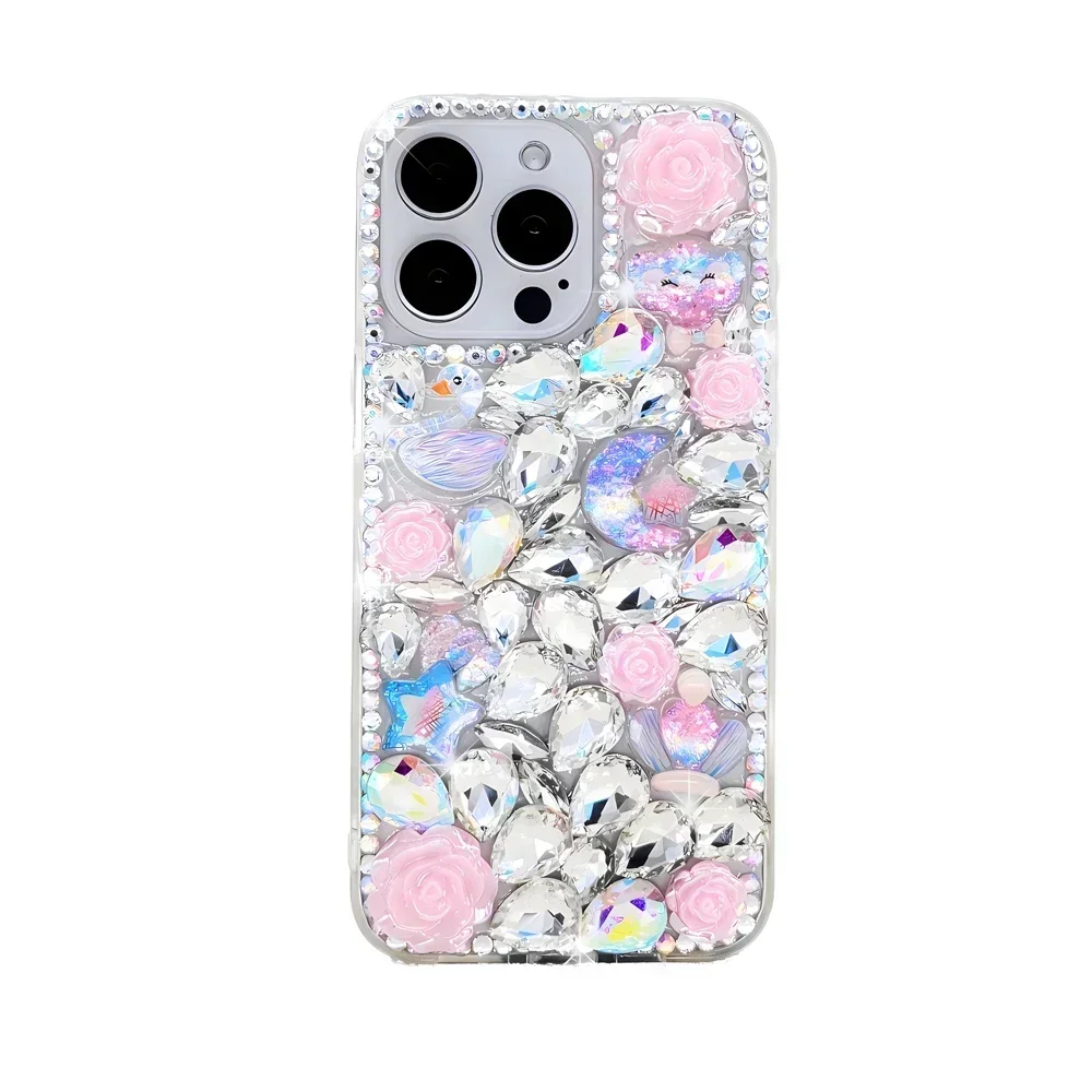 Чехол со стразами для Samsung Galaxy A20 A30 A50 A70 A20S A21S A30S A50S A70S с бриллиантами телефона Sunjolly