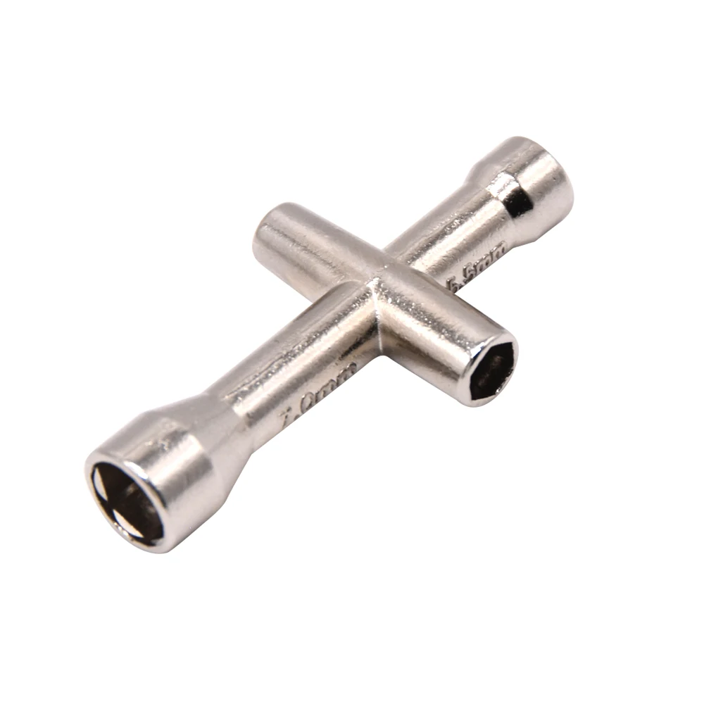 

E3D V6 Nozzle MK8 Mini Spanner M2 M2.5 M3 M4 Screw Nut Hexagonal Cross Wrench Sleeve socket Maintenance Model Wheel Tool