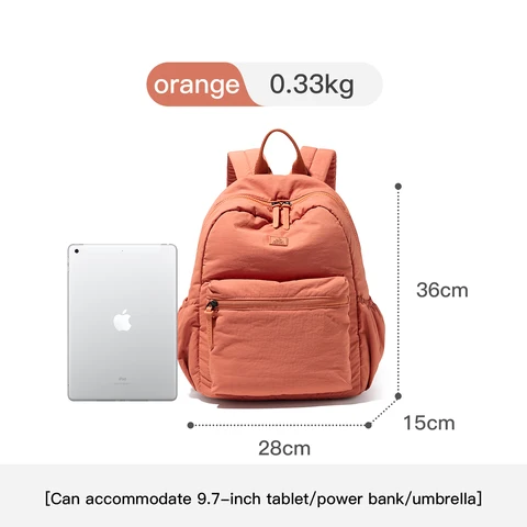 Рюкзак для салона самолета FOUVOR, большие вместительные рюкзаки с несколькими карманами, женские повседневные сумки для ноутбука с мягким ремешком 3071-16