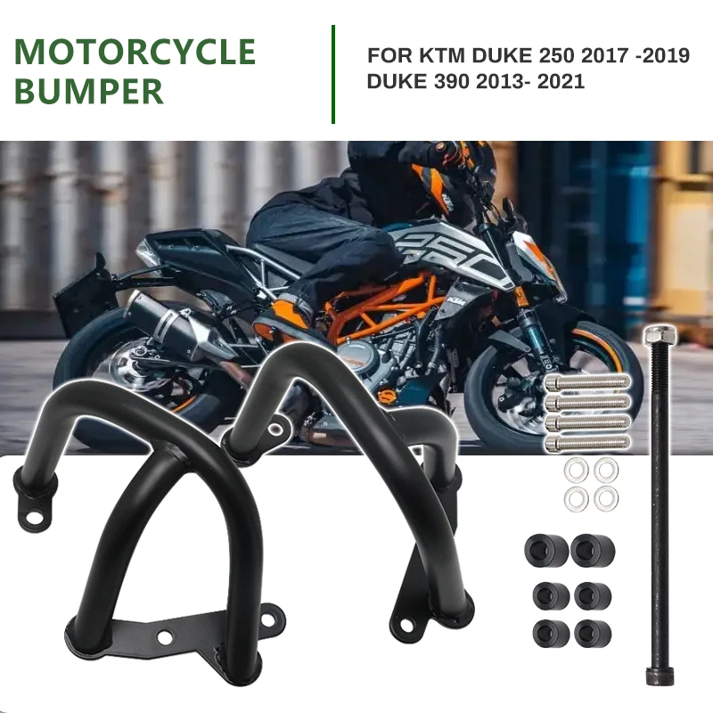 Motorcycle Engine Guard Crash Bar Frame Slider Bumper Protection for KTM Duke 390 250 Duke390 2013 - 2021 Duke250 2017 2018 2019