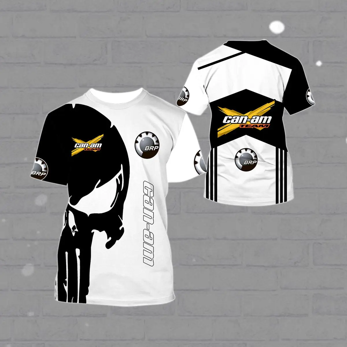 

BRP Can Am 3 Printed Men's Short Sleeve T-shirt, Customized Fashion T-shirt, Harajuku Street Style